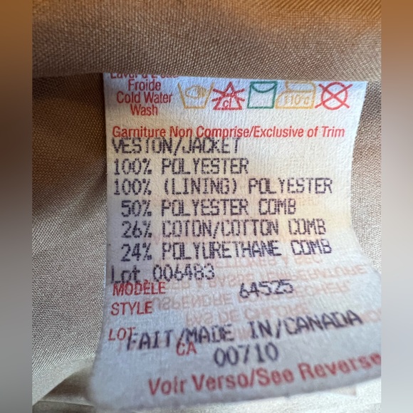 Joseph Ribkoff Python Jacket Zippered Front & Cuffs Size10 Faux Snakeskin - Picture 10 of 12